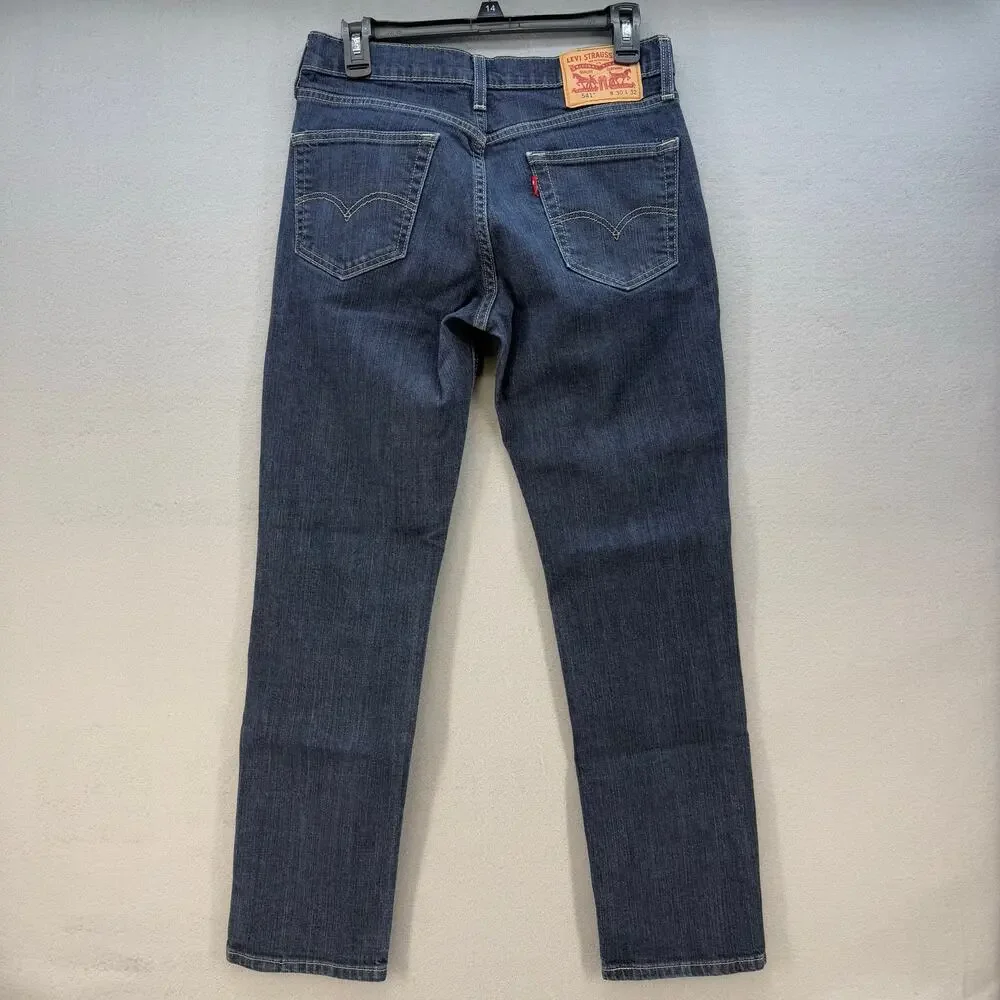 Levi's 541 Jeans Men's 30x32 Dark Blue Straight Leg Preppy Normcore Dad Jeans